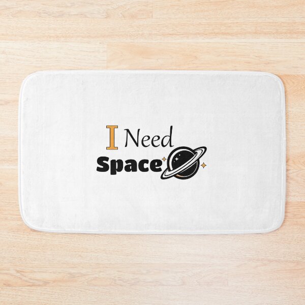 Item preview, I Need Space Funny Introvert Quote | Personal Space Humor designed and sold by Shadryx.