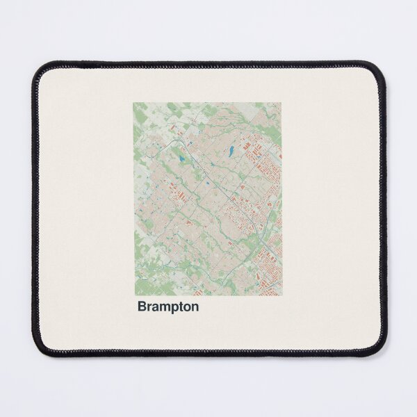 Item preview, Brampton Minimalistic Map Art designed and sold by MapsNerd.