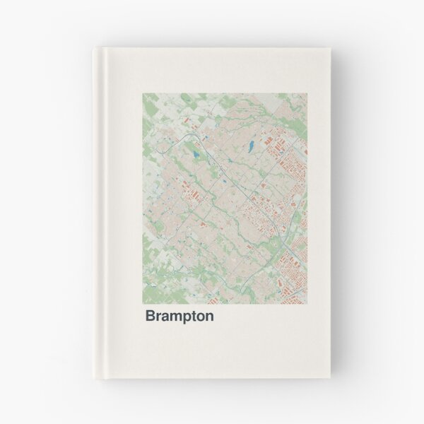 Item preview, Brampton Minimalistic Map Art designed and sold by MapsNerd.