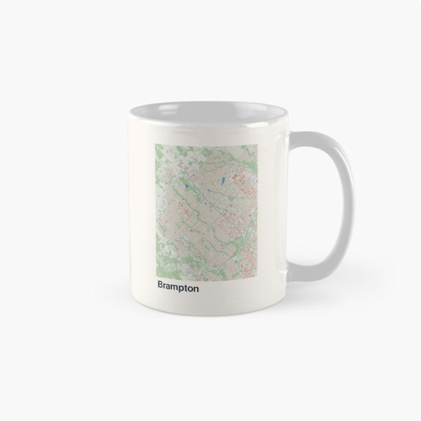 Item preview, Brampton Minimalistic Map Art designed and sold by MapsNerd.