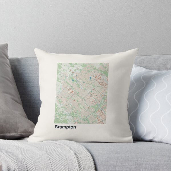 Item preview, Brampton Minimalistic Map Art designed and sold by MapsNerd.