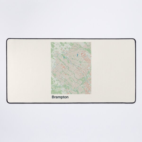 Item preview, Brampton Minimalistic Map Art designed and sold by MapsNerd.
