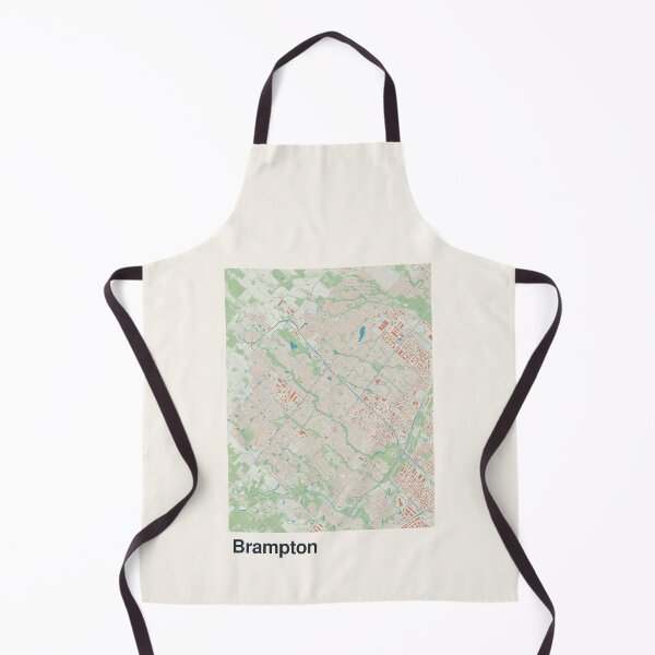Item preview, Brampton Minimalistic Map Art designed and sold by MapsNerd.