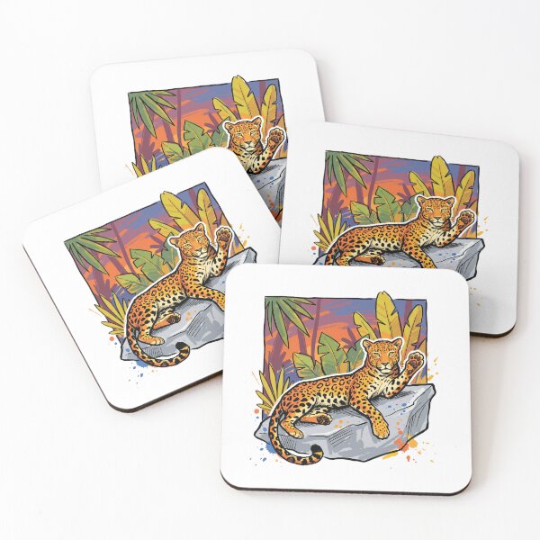Item preview, Leopard Resting Rock Sri Lanka Wildlife Art designed and sold by Merch by Das Design Studio.