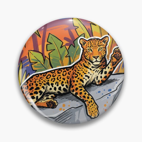 Item preview, Leopard Resting Rock Sri Lanka Wildlife Art designed and sold by Merch by Das Design Studio.
