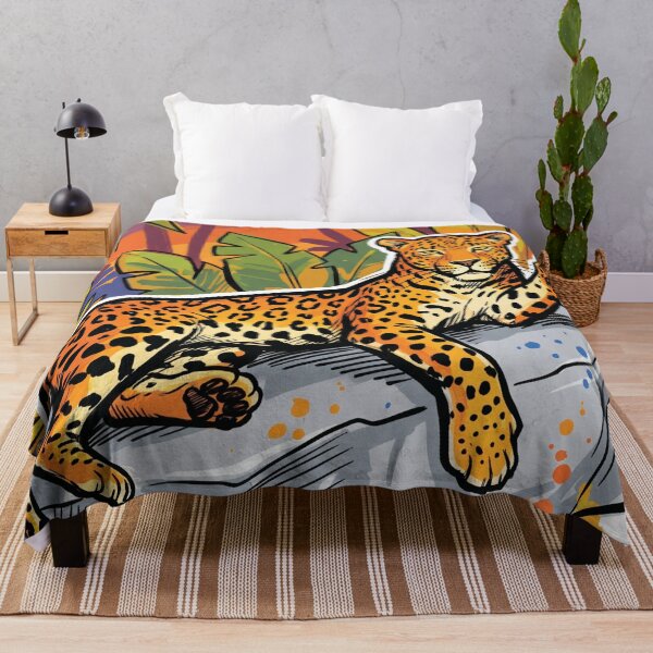 Item preview, Leopard Resting Rock Sri Lanka Wildlife Art designed and sold by Merch by Das Design Studio.