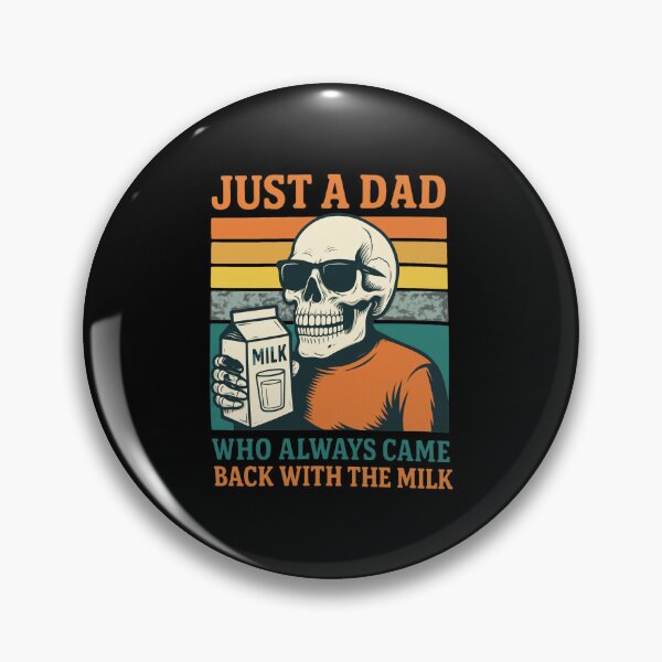Item preview, Retro Skeleton Dad Milk Retro Sunset designed and sold by Richielocko.