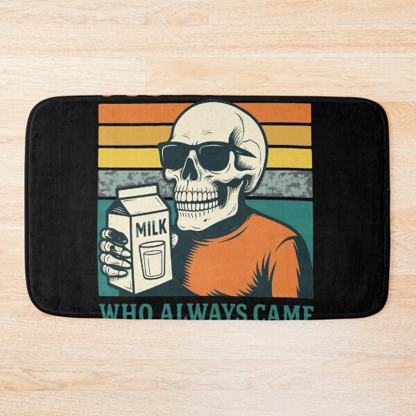 Item preview, Retro Skeleton Dad Milk Retro Sunset designed and sold by Richielocko.