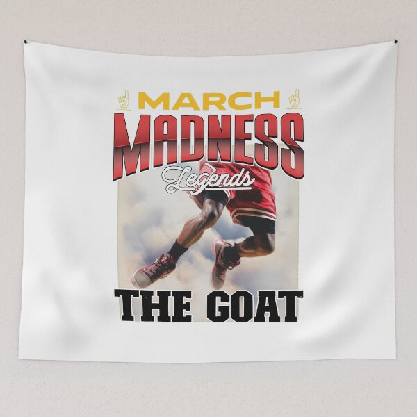 Item preview, March Madness Legends The Goat Basketball Art designed and sold by Richielocko.
