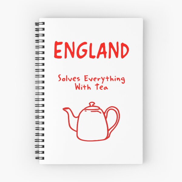 Item preview, England Teapot Print – Solves Everything With Tea, Funny Design designed and sold by MarkedArtPrints.
