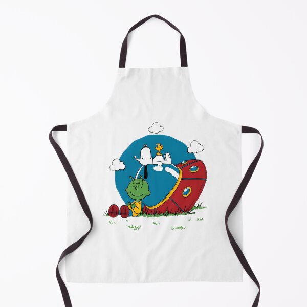 Item preview, Charlie Brown Inspired Alien and Snoopy UFO Illustration Design designed and sold by GladiuSeSport.