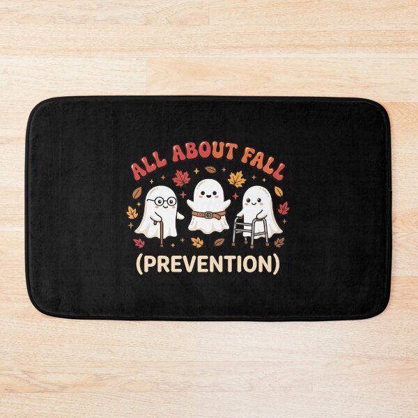 Item preview, All About Fall Prevention Cute Ghost Autumn Leaves Design designed and sold by Dmo3HarkoArt.