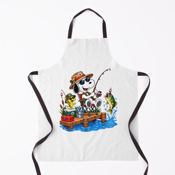 Item preview, Funny Snoopy and Woodstock Fishing Design for Fishing Lovers and Outdoor Enthusiasts designed and sold by MasonTheGamer.