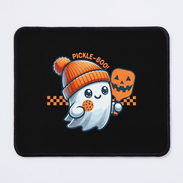 Item preview, Spooky Dink Pickle Boo Ghost Playing Pickleball Sport Game designed and sold by ZariahNey.