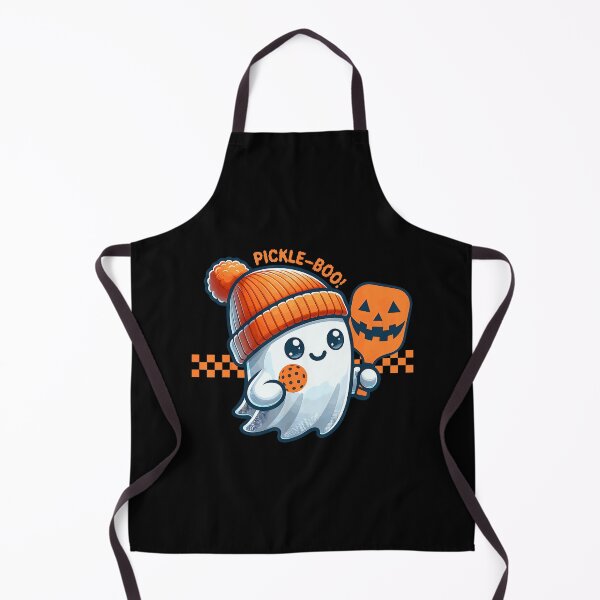 Item preview, Spooky Dink Pickle Boo Ghost Playing Pickleball Sport Game designed and sold by ZariahNey.