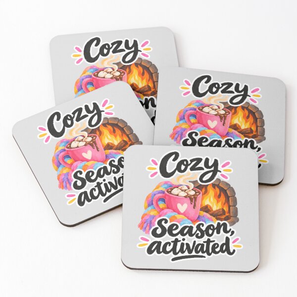 Item preview, Cozy Season Activated Hot Cocoa Design designed and sold by hattie's.