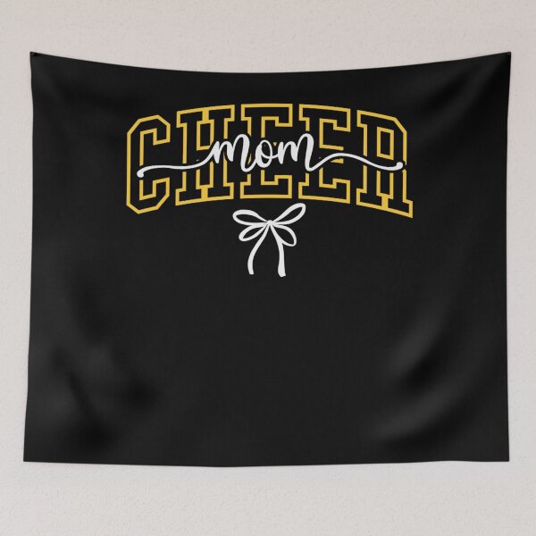 Artikelvorschau, Cheer Mom Chearleading Mom High School Black Gold entworfen und verkauft von RileyAngelaShop.