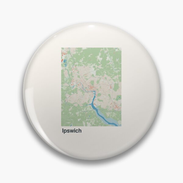 Item preview, Ipswich Minimalistic Map Art designed and sold by MapsNerd.