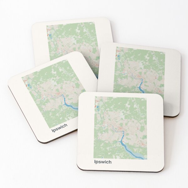 Item preview, Ipswich Minimalistic Map Art designed and sold by MapsNerd.