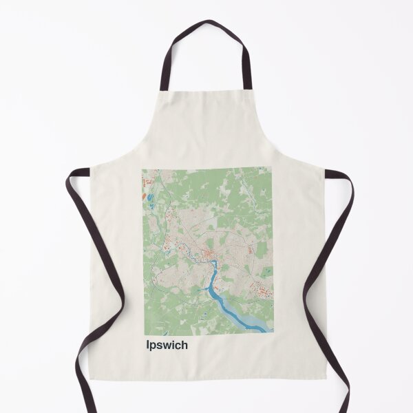 Item preview, Ipswich Minimalistic Map Art designed and sold by MapsNerd.