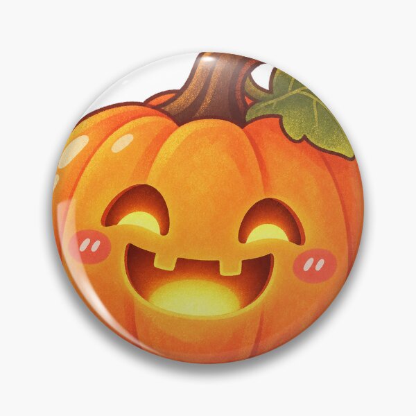 Item preview, Cheerful Kawaii Halloween Pumpkin designed and sold by LongIslandDesgn.