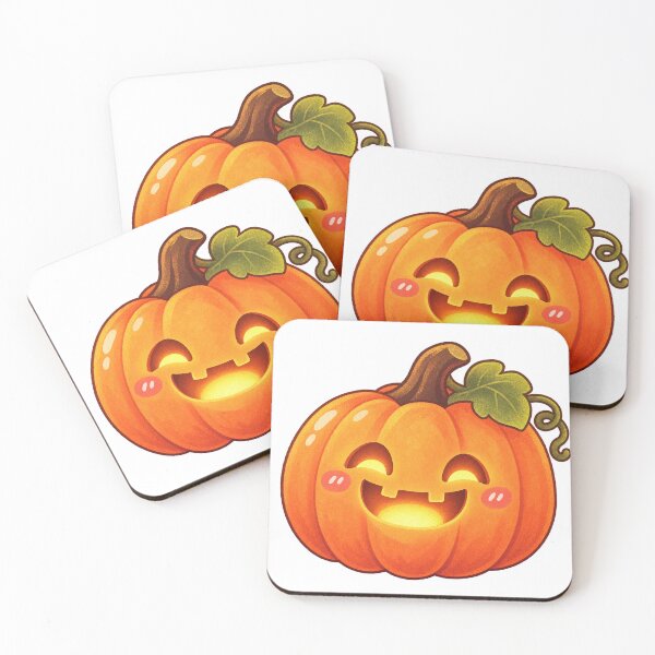 Item preview, Cheerful Kawaii Halloween Pumpkin designed and sold by LongIslandDesgn.