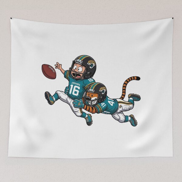 Item preview,  Calvin And Hobbes Jacksonville Football Action Fan designed and sold by DamianRoy88.