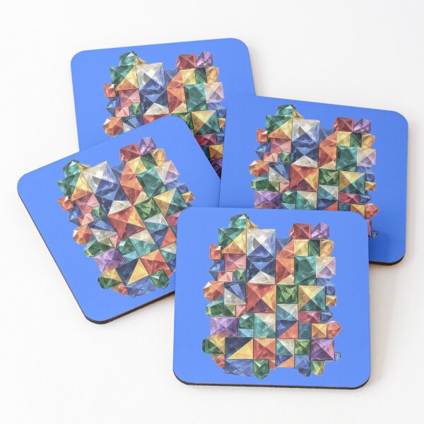 Item preview, Chromatic Mineral Grid designed and sold by abstractengine.