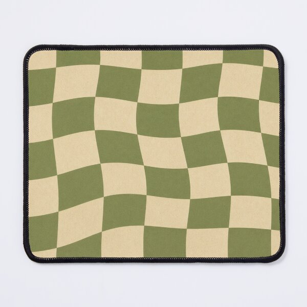 Item preview, Classic Sage Green and Cream Checkerboard Pattern designed and sold by IntelliMindDesigns.