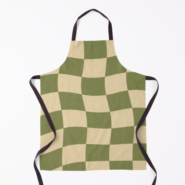 Item preview, Classic Sage Green and Cream Checkerboard Pattern designed and sold by IntelliMindDesigns.