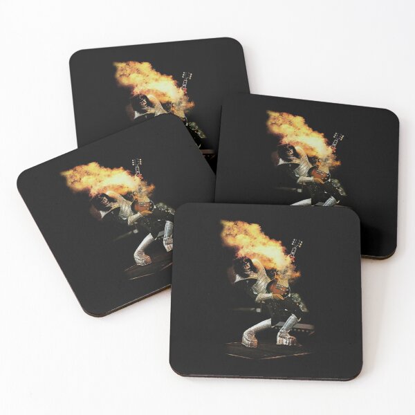 Item preview, Rock Guitarist On Fire Heavy Metal Graphic designed and sold by CamrynFournie.