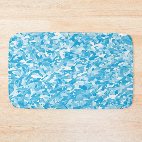 Item preview, Abstract Colorful Blue White Pattern designed and sold by ArtbyDebbieC.