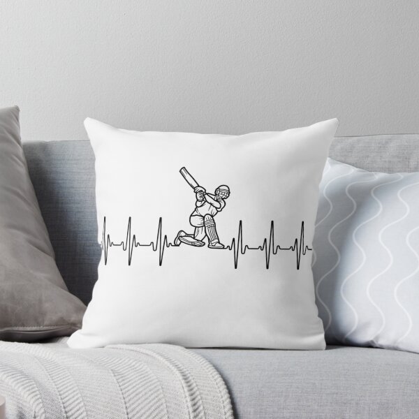 Item preview, Cricket Heartbeat ECG | Cricket Batsman Pulse Line Art Design designed and sold by StyxIND.