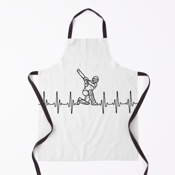 Item preview, Cricket Heartbeat ECG | Cricket Batsman Pulse Line Art Design designed and sold by StyxIND.