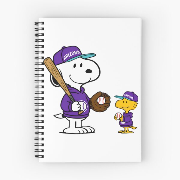 Item preview, Arizona Baseball Inspired Design Featuring Snoopy and Woodstock Characters designed and sold by GladiuSeSport.