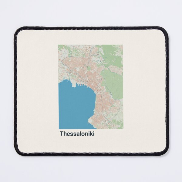 Item preview, Thessaloniki Minimalistic Map Art designed and sold by MapsNerd.