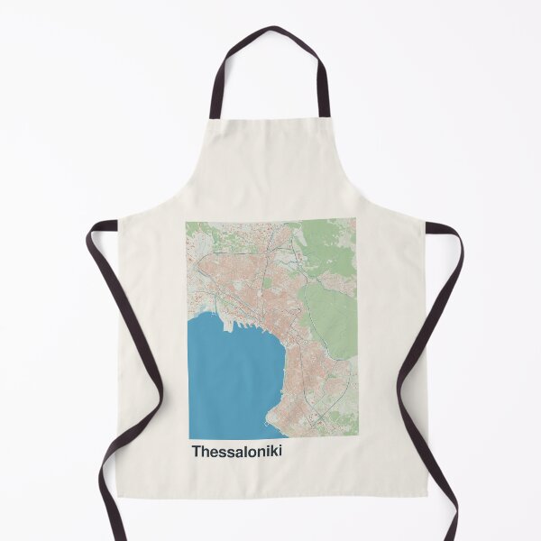 Item preview, Thessaloniki Minimalistic Map Art designed and sold by MapsNerd.