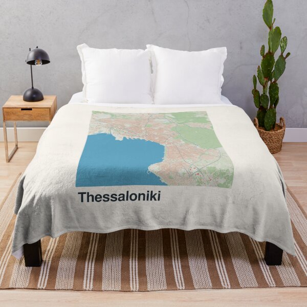 Item preview, Thessaloniki Minimalistic Map Art designed and sold by MapsNerd.