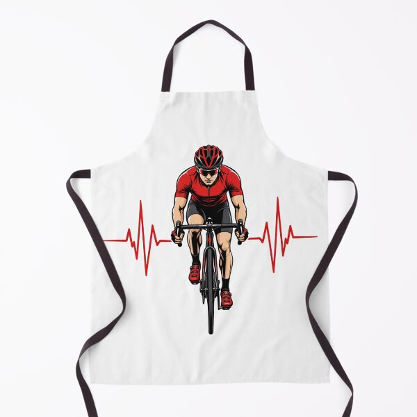 Item preview, Cycling Heartbeat Color | Road Cyclist ECG Pulse Red Bike Design designed and sold by StyxIND.