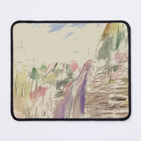 Item preview, Waterfall Mountain Stream Impressionist Art designed and sold by ImpressionLab.