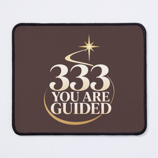 Item preview, 333 You Are Guided Angel Number Spiritual Quote designed and sold by CosmicQuietStudio.