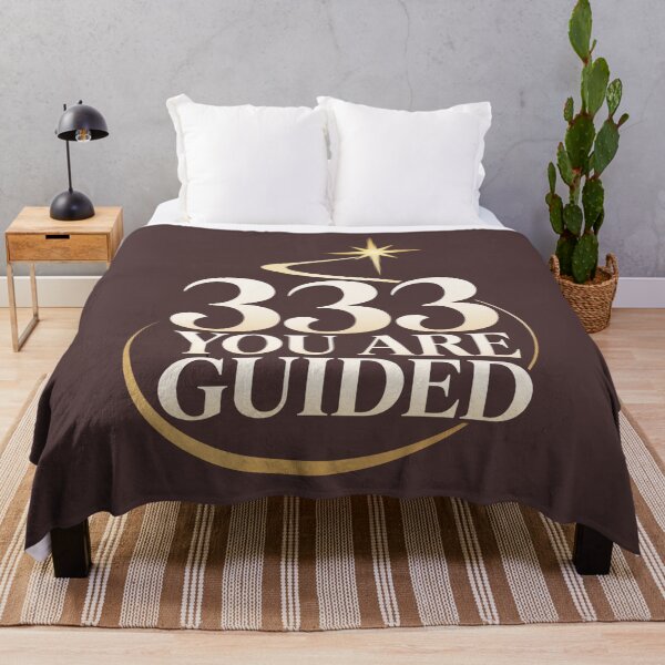 Item preview, 333 You Are Guided Angel Number Spiritual Quote designed and sold by CosmicQuietStudio.