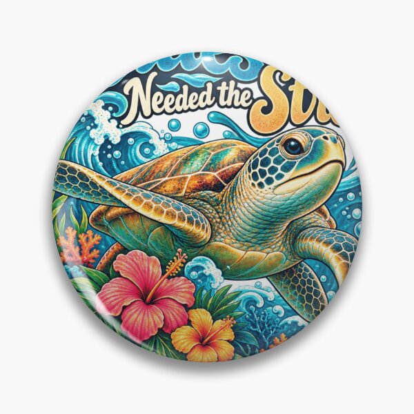 Aperçu de l'œuvre Maybe the Turtles Needed the Straws Funny Sea Turtle Ocean Conservation créée et vendue par Wiamprint.