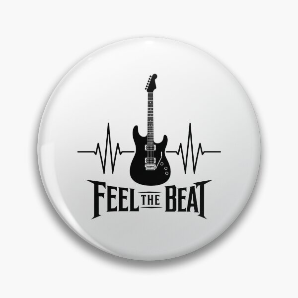 Item preview, Feel The Beat Electric Guitar Heartbeat ECG | Music Lover Guitar Design designed and sold by StyxIND.