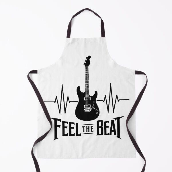 Item preview, Feel The Beat Electric Guitar Heartbeat ECG | Music Lover Guitar Design designed and sold by StyxIND.