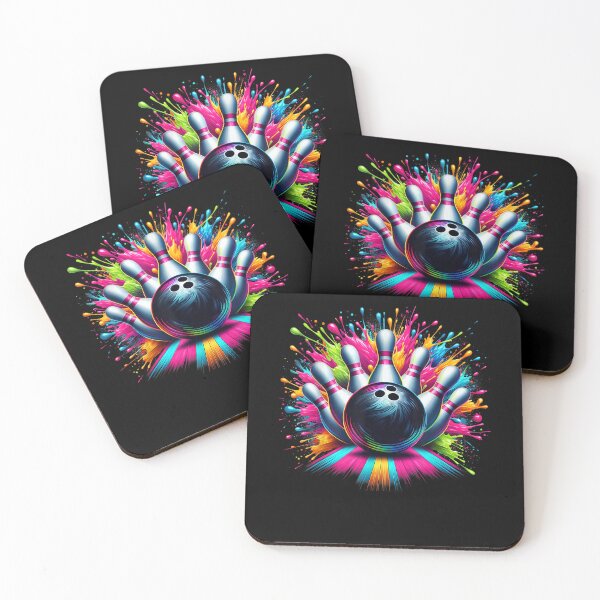 Artikelvorschau, Colorful Bowling Game Day Bowling Cute Vibrant Color entworfen und verkauft von RileyAngelaShop.