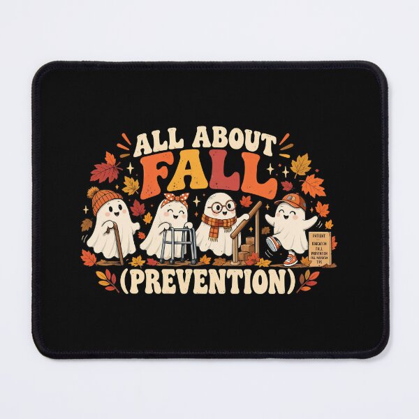 Item preview, All About Fall Prevention Ghosts Autumn Humor designed and sold by Dmo3HarkoArt.