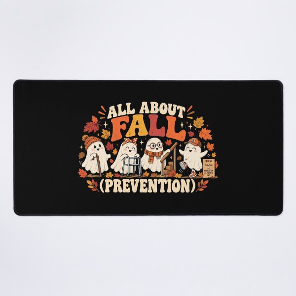 Item preview, All About Fall Prevention Ghosts Autumn Humor designed and sold by Dmo3HarkoArt.