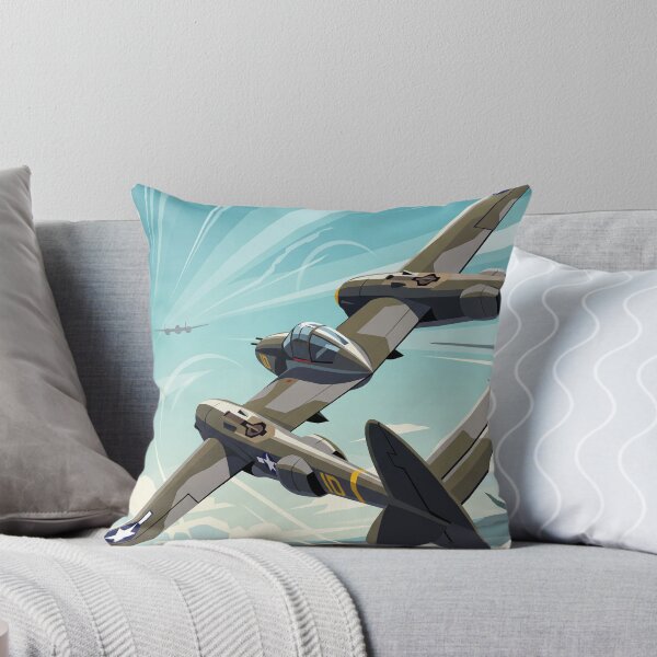 Item preview, P-38 Lightning Banking Vector Illustration designed and sold by Airpower Art.