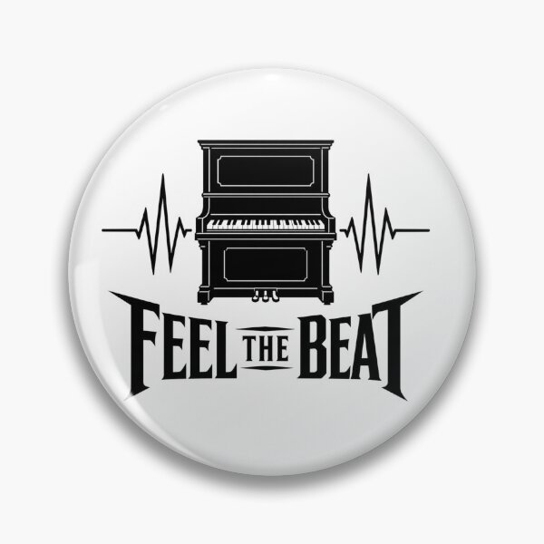 Item preview, Feel The Beat Piano Heartbeat ECG | Piano Lover Musician Gift Design designed and sold by StyxIND.